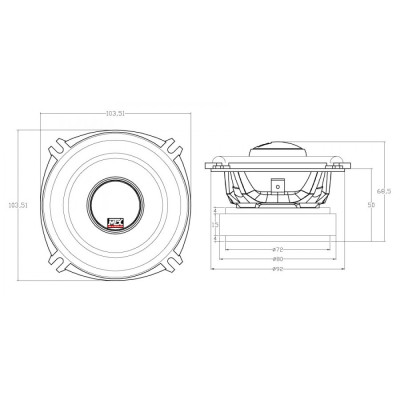 Коаксиальная акустика MTX TX640C Коаксиальная акустика MTX TX640C