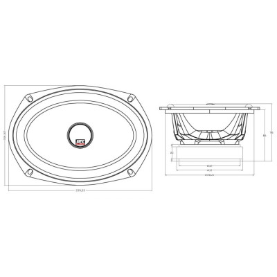 Коаксіальна акустика MTX TX669C Коаксіальна акустика MTX TX669C