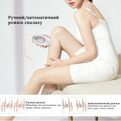 Фотоепілятор No Brand Intense Pulse Light White IPL109 Фотоепілятор No Brand Intense Pulse Light White IPL109