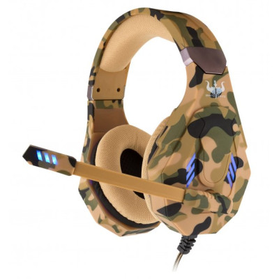 Игровые наушники с микрофоном и подсветкой No Brand GT94 Camo (MER-15577)