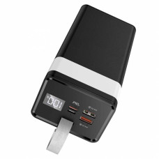 Павербанк внешний аккумулятор No Brand J86 40000 mAh 22.5W Черный (32550-01)