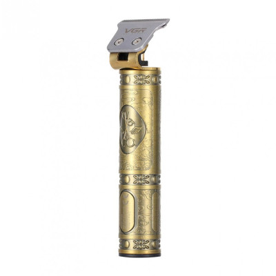 Тример акумуляторний для бороди та волосся VGR V-085 Gold (3_02538) Тример акумуляторний для бороди та волосся VGR V-085 Gold (3_02538)