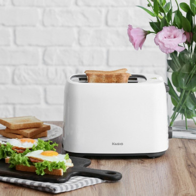 Тостер для хліба MAGIO МG-278 White Тостер для хліба MAGIO МG-278 White