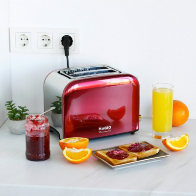 Тостер для хлеба MAGIO МG-286 Red Тостер для хлеба MAGIO МG-286 Red