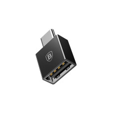 Перехідник Baseus Exquisite Type-C Male Female to USB Black CATJQ-B01 10904