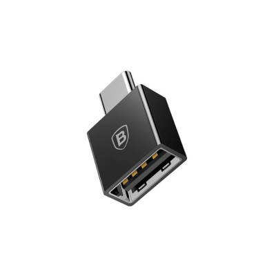 Перехідник Baseus Exquisite Type-C Male Female to USB Black CATJQ-B01 10904