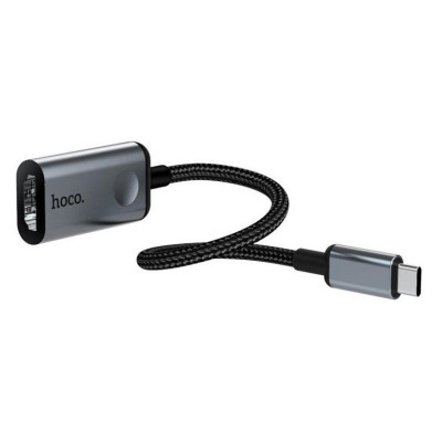 Конвертер Type-C HUB HOCO HB21 Type-C to HDMI converter Metal Gray Конвертер Type-C HUB HOCO HB21 Type-C to HDMI converter Metal Gray
