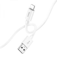 Кабель передачи данных Hoco X87 Magic silicone USB to Lightning 2.4A 1 m White