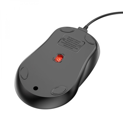 Проводная оптическая USB Мышка Borofone BG4 1000DPI 1.5 m Черный Проводная оптическая USB Мышка Borofone BG4 1000DPI 1.5 m Черный
