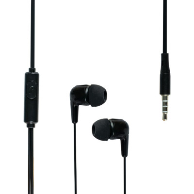 Проводные наушники с микрофоном и вакуумными амбушюрами Hoco M97 Enjoy 3.5 mm 1.2 m Black