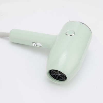 Фен для укладки волос компактный дорожный No Brand 30312 Зеленый (41005-DSP-30312)