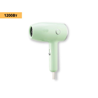 Фен для укладки волос компактный дорожный No Brand 30312 Зеленый (41005-DSP-30312) Фен для укладки волос компактный дорожный No Brand 30312 Зеленый (41005-DSP-30312)