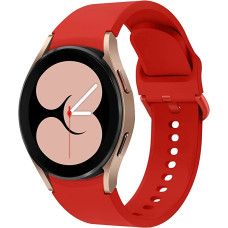 Ремешок силиконовый BeWatch Samsung Galaxy Watch 4 / 5 / Pro SoftTouch Красный (0139302)