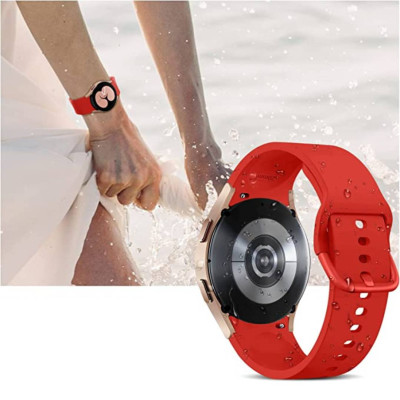 Ремешок силиконовый BeWatch Samsung Galaxy Watch 4 / 5 / Pro SoftTouch Красный (0139302) Ремешок силиконовый BeWatch Samsung Galaxy Watch 4 / 5 / Pro SoftTouch Красный (0139302)