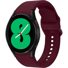 Ремешок силиконовый BeWatch Samsung Galaxy Watch 4 / 5 / Pro SoftTouch Бордовый (0139308)