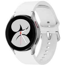 Ремешок силиконовый BeWatch Samsung Galaxy Watch 4 / 5 / Pro SoftTouch Белый (0139303)