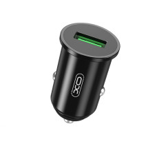 Автомобильное зарядное устройство с быстрой зарядкой XO CC35 1USB QC3.0 18W Черный