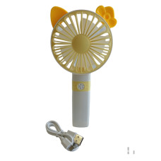 Портативний міні вентилятор DianDi Mini Fan акумуляторний Жовтий (fdb548aa)