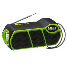 Фонарь переносной многофункциональный GDLite 11 с солнечной панелью FM+Bluetooth+PowerBank 1500 mAh