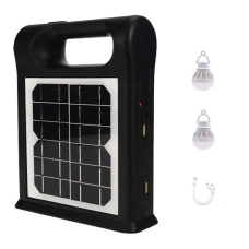 Портативная система освещения CCLAMP CL-12 Фонарь с солнечной панелью + 2 LED лампы (3_03008)