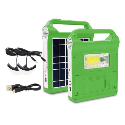 Портативная система освещения Easy Power EP-038A Фонарь с солнечной панелью + 2 LED лампы (3_03012) Портативная система освещения Easy Power EP-038A Фонарь с солнечной панелью + 2 LED лампы (3_03012)