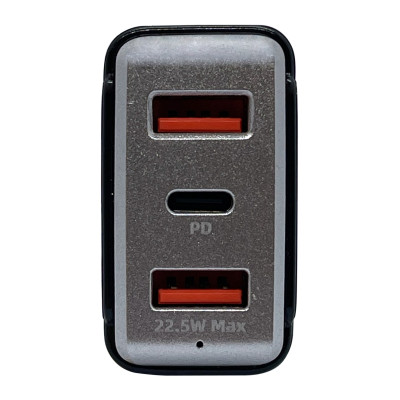 Автомобільний зарядний пристрій XON MaxCharge Type-C 75W Type-C PD30 + 2 x Type-A 15V/1.5A Black (5060948063517) Автомобільний зарядний пристрій XON MaxCharge Type-C 75W Type-C PD30 + 2 x Type-A 15V/1.5A Black (5060948063517)