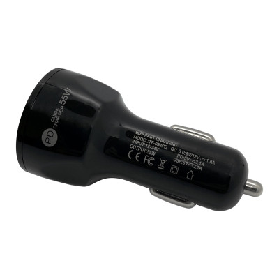 Автомобільний зарядний пристрій XON UniLink Type-C 20W PD20 + QC3.0 + 5V/3.1A Black (5060948063449)