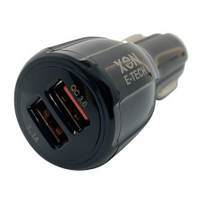 Автомобильное зарядное устройство XON UniLink 2 x QC3.0 Black (5060948063418)