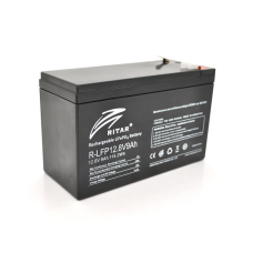 Акумуляторна батарея Ritar LiFePO4 12.8V 9Ah 115 2Wh Чорний (10613)