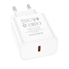 Сетевое зарядное устройство Borofone BA71A Power Type-C PD20W 3A Белый