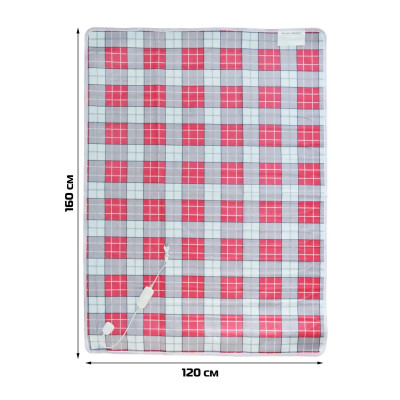 Электроодеяло Warm Home NS-IB2 2 температурных режима 160x120 см Red-Grey (3_02521) Электроодеяло Warm Home NS-IB2 2 температурных режима 160x120 см Red-Grey (3_02521)