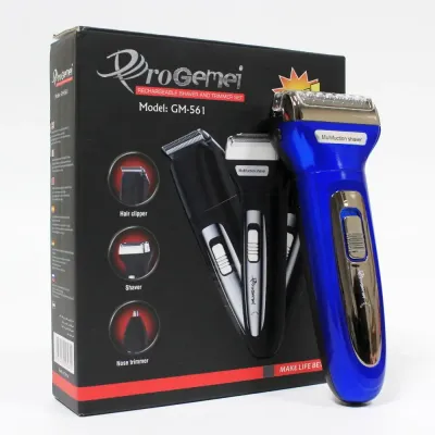 Електробритва Gemei GM-561 3в1 акумуляторна 3W Blue (3_02790) Електробритва Gemei GM-561 3в1 акумуляторна 3W Blue (3_02790)