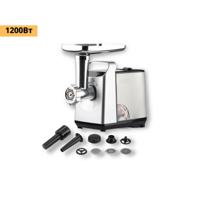 М'ясорубка побутова електрична No Brand R 3396 1200 Вт сіра (41042-R 3396) М'ясорубка побутова електрична No Brand R 3396 1200 Вт сіра (41042-R 3396)