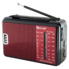 Радіоприймач всехвильовий Golon RX-A08AC Red-Black (3_03033)