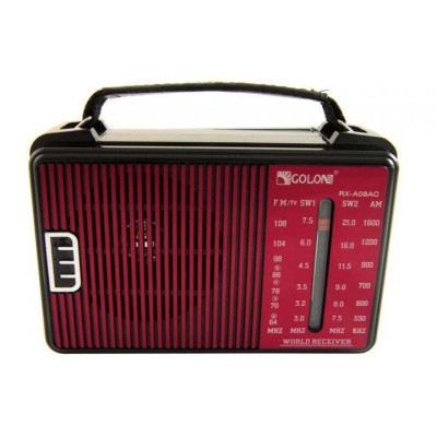 Радиоприемник всеволновой Golon RX-A08AC Red-Black (3_03033) Радиоприемник всеволновой Golon RX-A08AC Red-Black (3_03033)