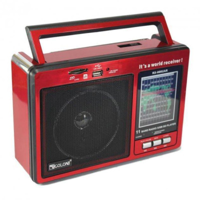 Радиоприемник Golon RX-006 MP3+USB+MicroSD от сети и батареек Red (3_03034) Радиоприемник Golon RX-006 MP3+USB+MicroSD от сети и батареек Red (3_03034)
