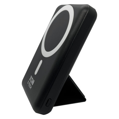 Портативная магнитная беспроводная батарея 5000 mAh с подставкой XON PowerBank Magsafe Stand (YC5G2) 15W Black (5060948063142) Портативная магнитная беспроводная батарея 5000 mAh с подставкой XON PowerBank Magsafe Stand (YC5G2) 15W Black (5060948063142)