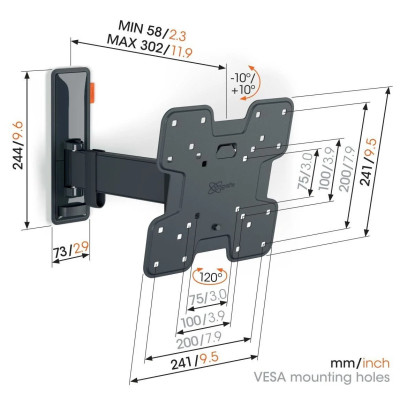 Крепление Vogels TVM 3223 Black (6816001) Крепление Vogels TVM 3223 Black (6816001)