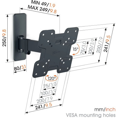Крепление Vogels TVM 1223 Black (6833581) Крепление Vogels TVM 1223 Black (6833581)