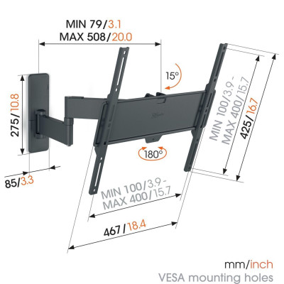 Крепление Vogels TVM 1443 Black (6833586) Крепление Vogels TVM 1443 Black (6833586)