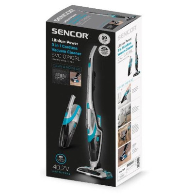 Аккумуляторный пылесос Sencor SVC 0740BL-EUE3 (6874124) Аккумуляторный пылесос Sencor SVC 0740BL-EUE3 (6874124)