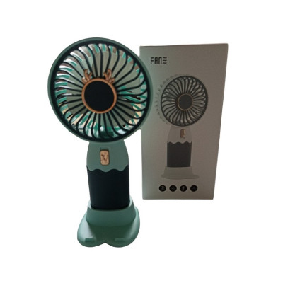 Вентилятор ручной аккумуляторный Mini Fan ZB088C USB Сине-бирюзовый Вентилятор ручной аккумуляторный Mini Fan ZB088C USB Сине-бирюзовый