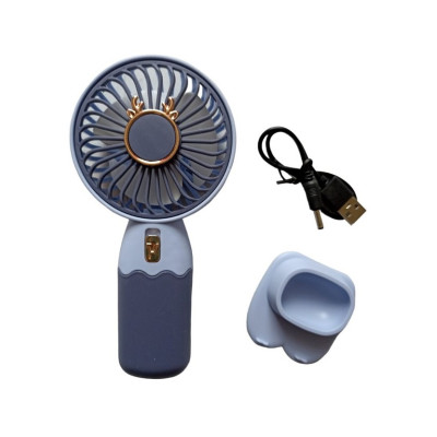 Вентилятор ручной аккумуляторный Mini Fan ZB088C USB Фиолетово-сиреневый Вентилятор ручной аккумуляторный Mini Fan ZB088C USB Фиолетово-сиреневый
