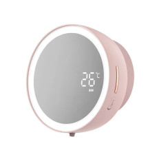 Сенсорный диспенсер настенный дозатор для мыла с зеркалом Zhiya MYX-W2 LED Pink