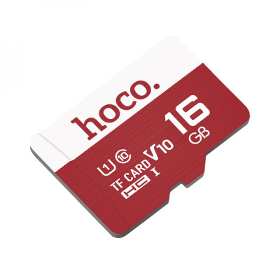 Карта памяти Hoco Micro SDHC 16gb 10 Class Красный