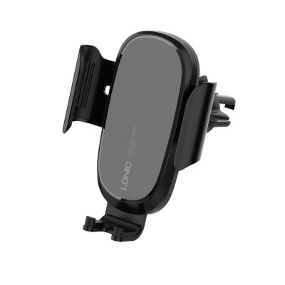 Держатель для смартфона раздвижная система фиксации LDNIO MW21 QC / PD15W Wireless charger Черный Держатель для смартфона раздвижная система фиксации LDNIO MW21 QC / PD15W Wireless charger Черный