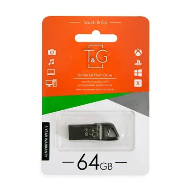 USB-накопитель T&G Flash Drive 3.0 64gb Metal 114 USB Flash Drive 3.0 64Гб Черный