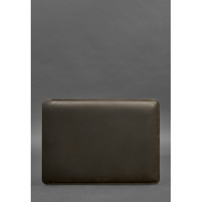 Кожаный чехол для MacBook 13 дюйм Темно-коричневый Crazy Horse BlankNote Кожаный чехол для MacBook 13 дюйм Темно-коричневый Crazy Horse BlankNote