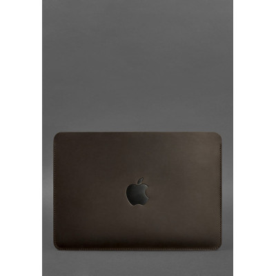 Кожаный чехол для MacBook 13 дюйм Темно-коричневый Crazy Horse BlankNote Кожаный чехол для MacBook 13 дюйм Темно-коричневый Crazy Horse BlankNote