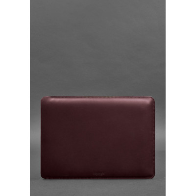 Кожаный чехол для MacBook 13 дюйм Бордовый Crazy Horse BlankNote Кожаный чехол для MacBook 13 дюйм Бордовый Crazy Horse BlankNote